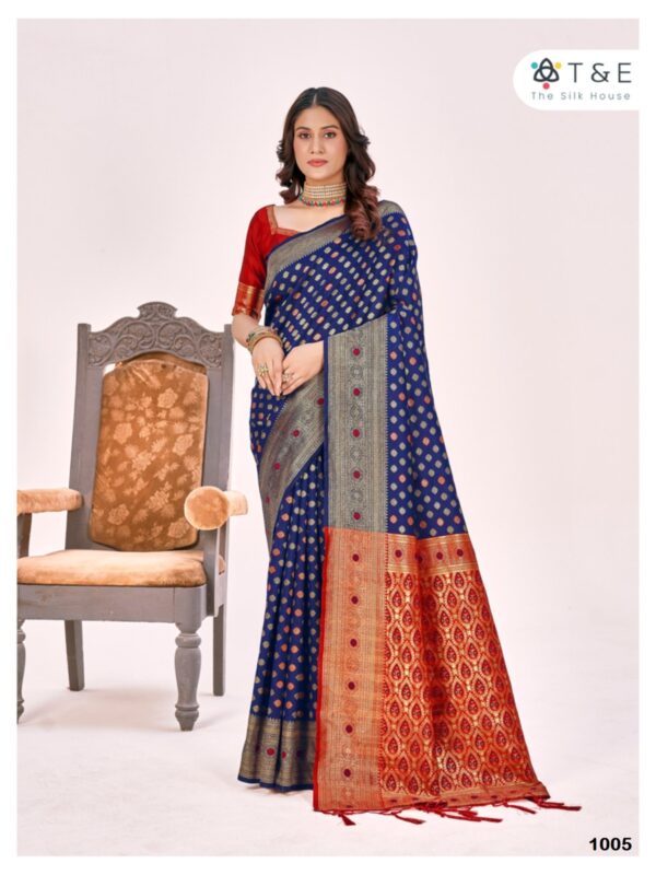 Aagman designer silk saree