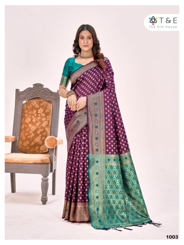 Aagman designer silk saree